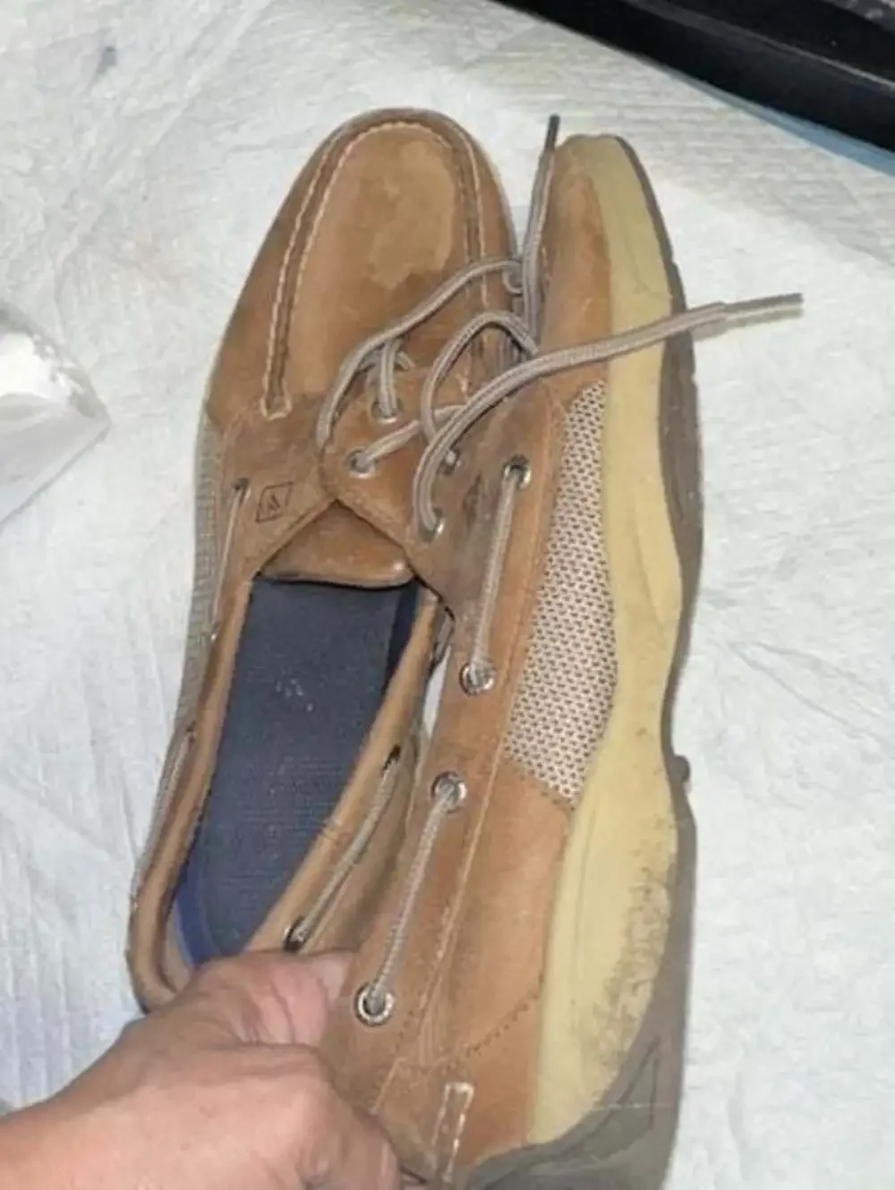 Sperry Top-Sider Men's Brown Leather Boat Shoes Size 11